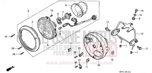 SCHEINWERFER (2) CLR125W de 1998